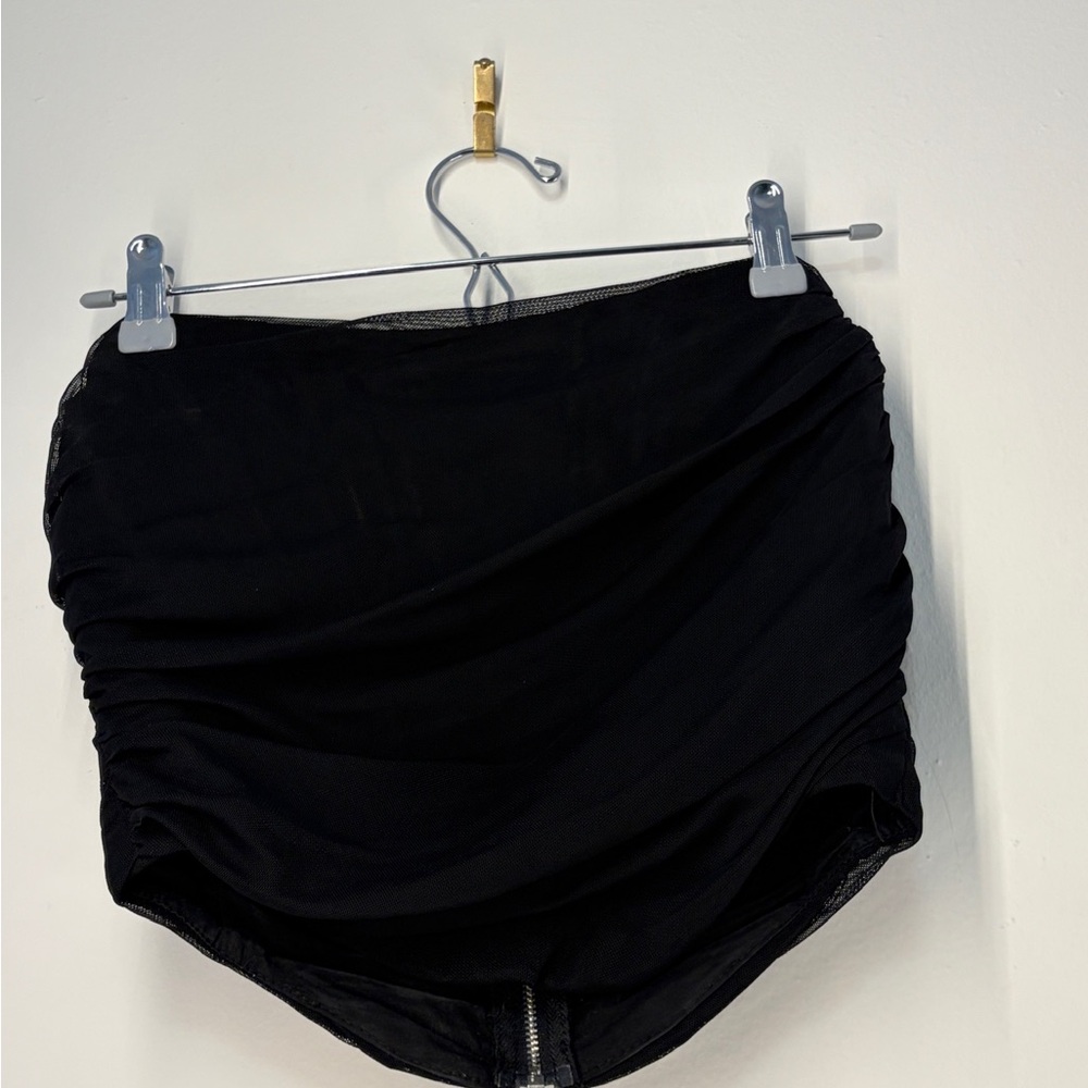 Black Ruched Corset